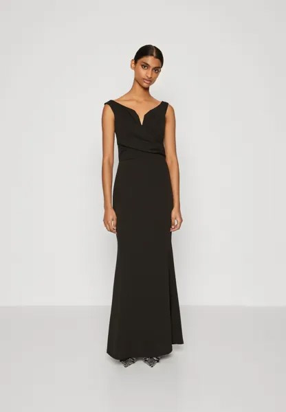 Платье из джерси Kai Off The Shoulder Maxi Dress WAL G, черный