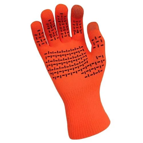 Перчатки DexShell, размер XL, красный, оранжевый