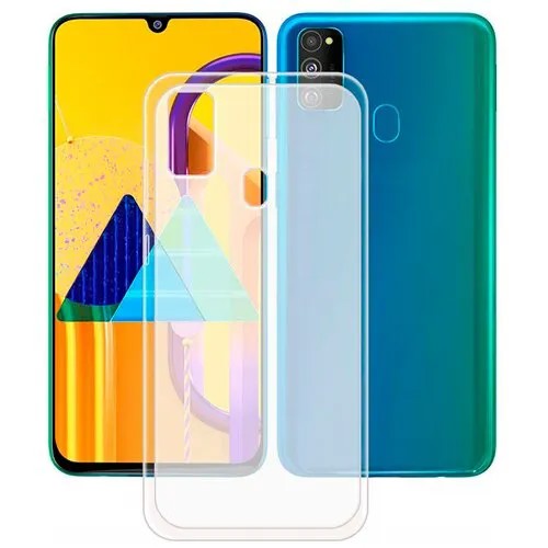 Чехол для Samsung M21 / M30S Ультратонкий силикон Premium прозрачный