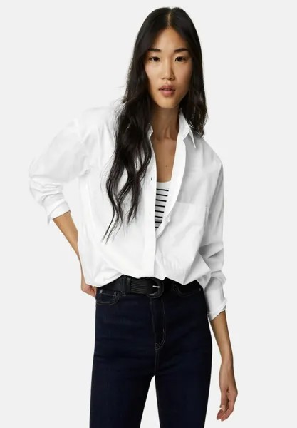 Блузка-рубашка OVERSIZED Marks & Spencer, цвет white