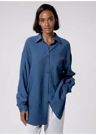 Рубашка Victoria Kuksina, размер 42-50, индиго