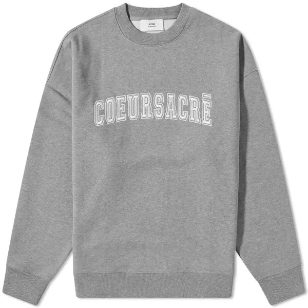 Толстовка AMI Coeur Sacre Crew Sweat