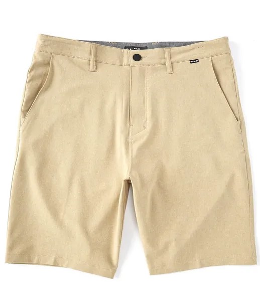 Hurley Mid-Rise Phantom 20Гибридные шорты с внешним швом, бежевый