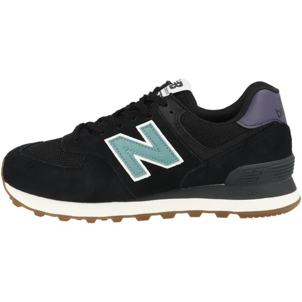 Низкие кеды WL 574 женские NEW BALANCE, цвет schwarz