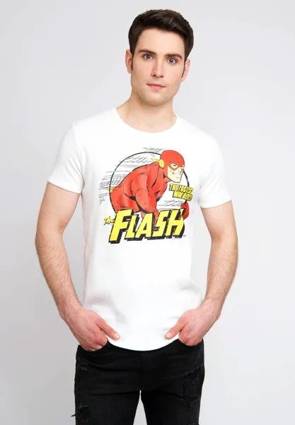 Футболка с принтом THE FASTEST MAN ALIVE LOGOSHIRT, цвет weiß