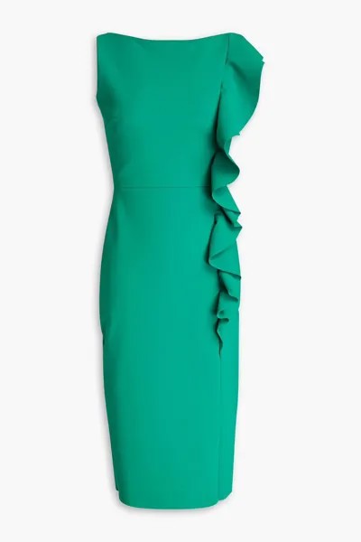 Платье Dilia с аквалангом и оборками Chiara Boni La Petite Robe, зеленый
