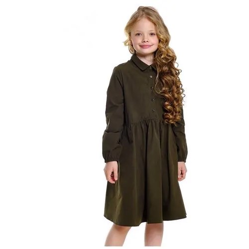 Платье Mini Maxi, модель 7581, цвет хаки, размер 128