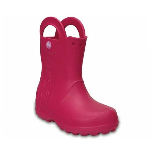 Сапоги резиновые Crocs Rain Boot K Candy Pink (EUR:24-25)