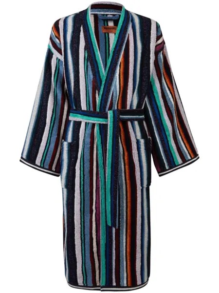 Missoni Home халат в полоску, мультиколор