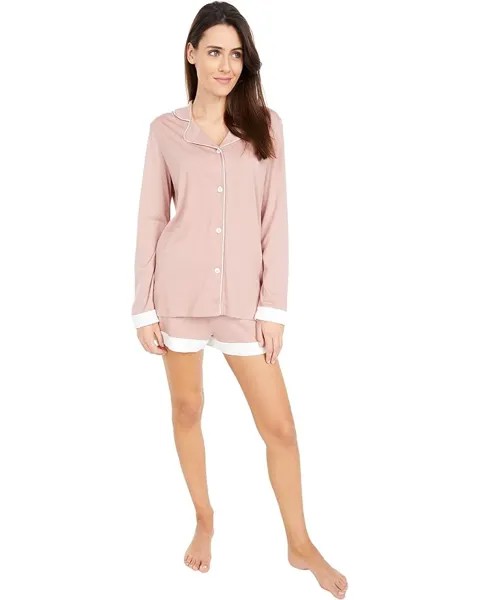 Пижама Cosabella Bella Long Sleeve Top Boxer, цвет Mandorla/Moon Ivy