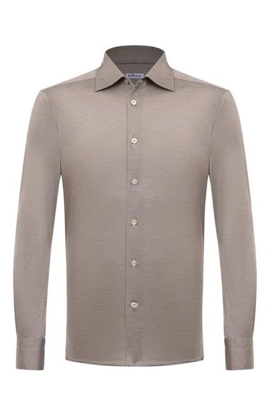 Хлопковая рубашка Kiton
