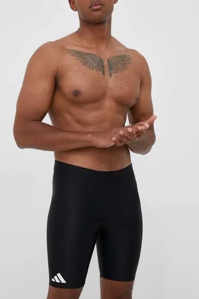 Однотонные шорты для плавания adidas Performance, черный