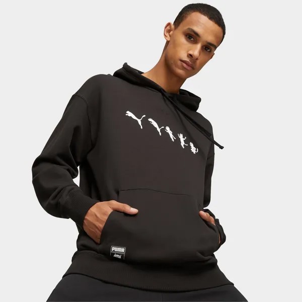 Пуловер с принтом Puma x RIPNDIP, черный