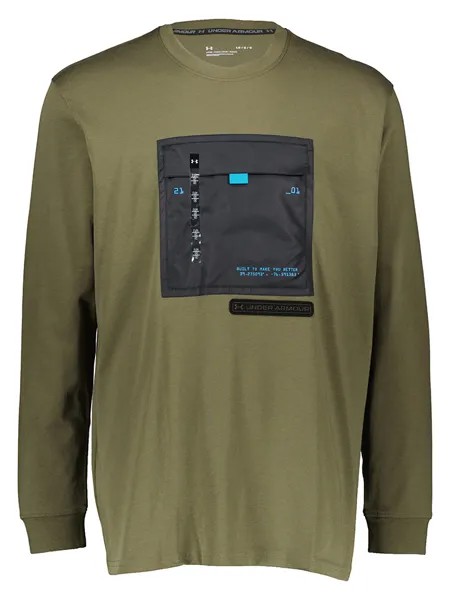Лонгслив Under Armour, хаки