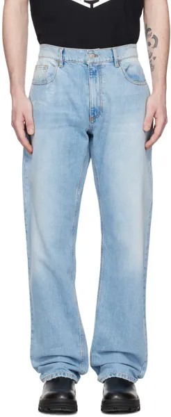 Синие джинсы с лазерной гравировкой 1017 ALYX 9SM