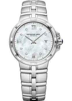 Швейцарские наручные  женские часы Raymond weil 5180-ST-00995. Коллекция Parsifal