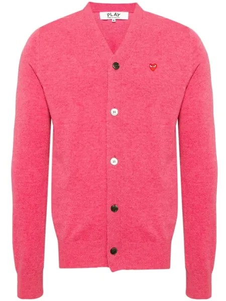 Comme Des Garçons Play шерстяной кардиган, розовый