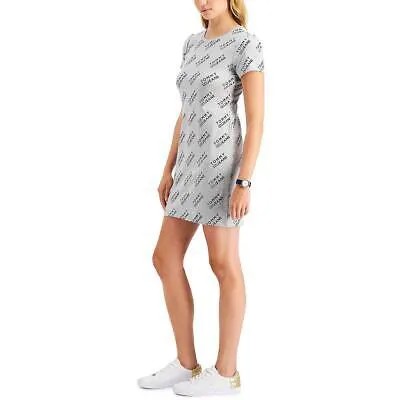Женское серое повседневное мини-платье-футболка с логотипом Tommy Jeans L BHFO 6460