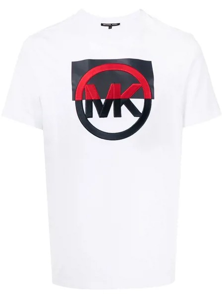 Michael Michael Kors футболка MK Block с тисненым логотипом