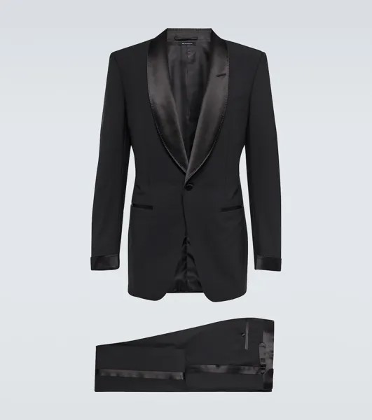 Смокинг atticus из смесовой шерсти Tom Ford, черный