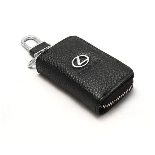 Брелок ключница / Брелок для ключей / Ключница для авто кожа ЭКО Лексус, Lexus 5х8см.