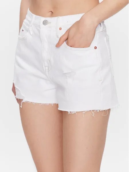 Джинсовые шорты стандартного кроя Tommy Jeans, белый