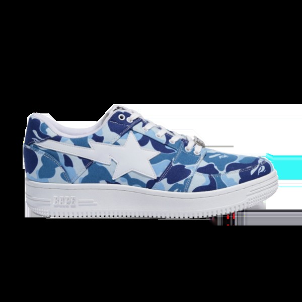 Кроссовки BAPE Bapesta Low 'ABC Camo', синий