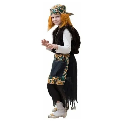 Карнавальный костюм баба-яга, на рост 122-134 см, 5-7 лет, Бока 1126-бока