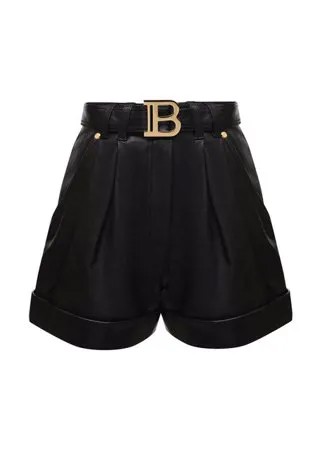 Кожаные шорты Balmain