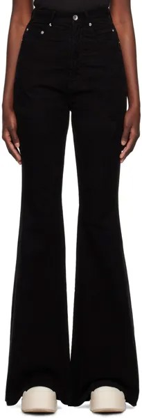 Черные брюки из болана Rick Owens DRKSHDW