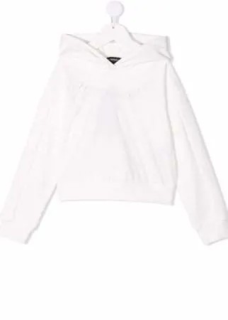 Emporio Armani Kids худи с вышитым логотипом