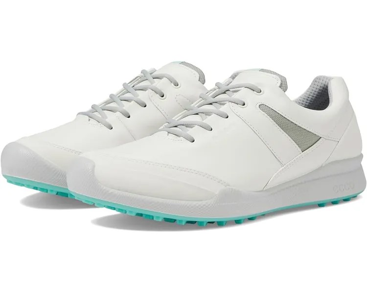 Кроссовки ECCO Golf Biom Golf Hybrid Hydromax Golf Shoes, цвет White/Concrete