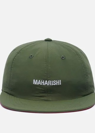 Кепка maharishi Japanese Nylon Miltype Embroidery, цвет оливковый