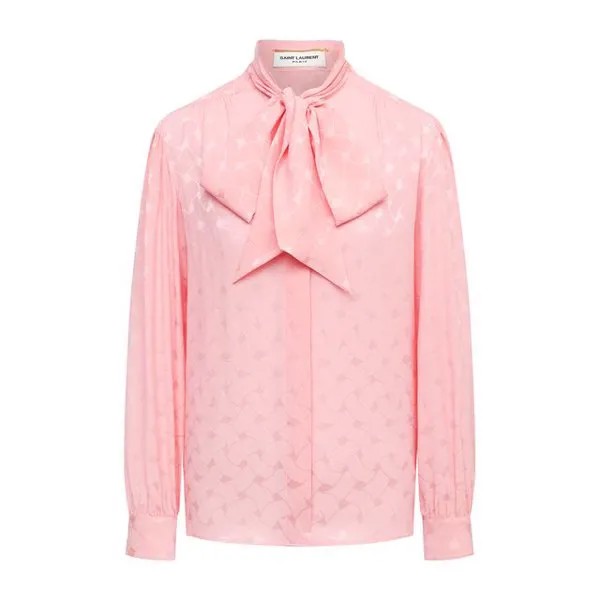 Шелковая блузка Saint Laurent