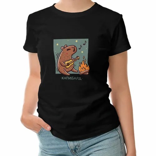 Футболка ROLY, размер S, чёрный