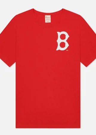 Мужская футболка Champion Reverse Weave Boston Red Sox Crew Neck, цвет красный, размер M