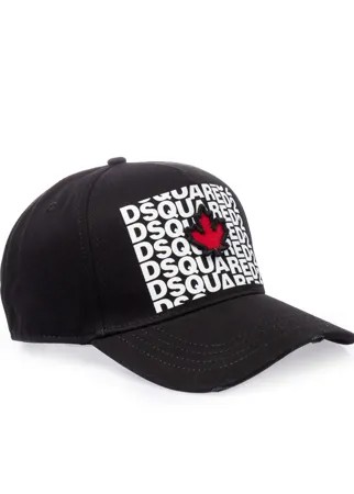 Бейсболка DSQUARED2 BCM0417 UNI черный+белый
