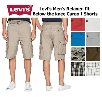Мужские шорты-карго ниже колена свободного кроя Levis Men