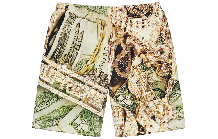 Повседневные шорты унисекс Supreme, красный