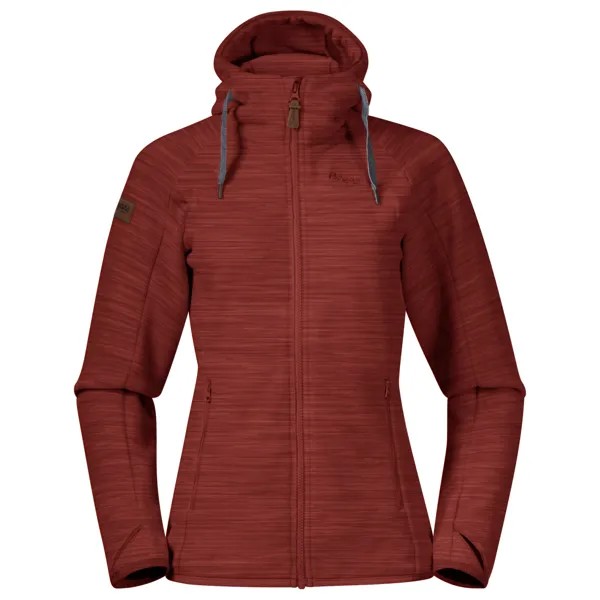 Флисовая жилетка Bergans Women's Hareid Fleece, цвет Chianti Red