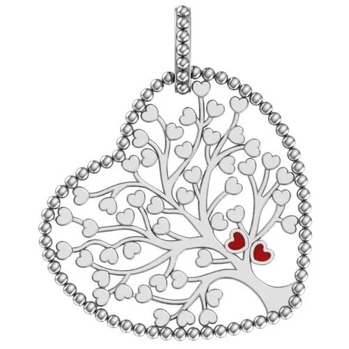 Серебряная подвеска с эмалью 4101121-80875