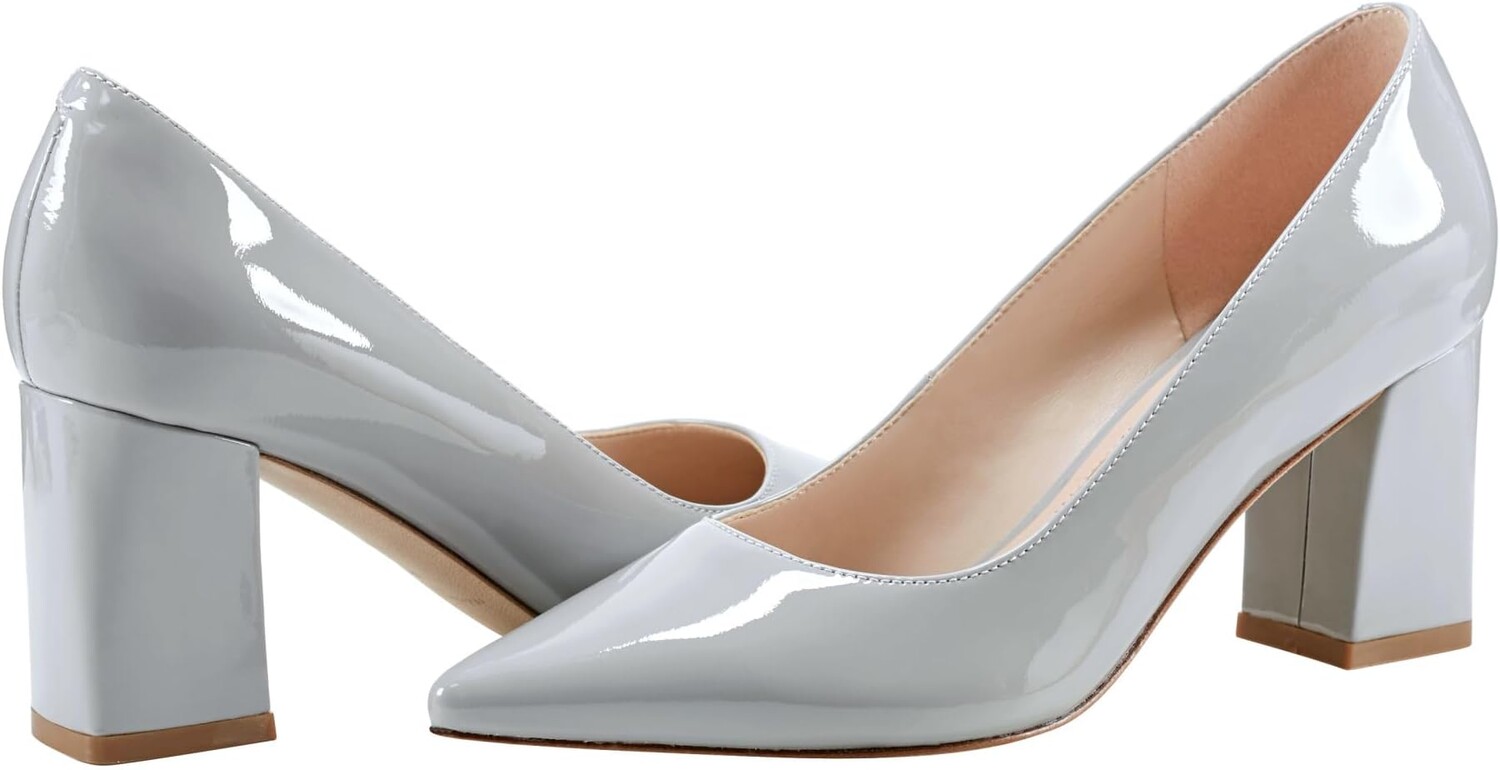 Туфли Marc Fisher LTD Zala, цвет Light Grey Patent Leather