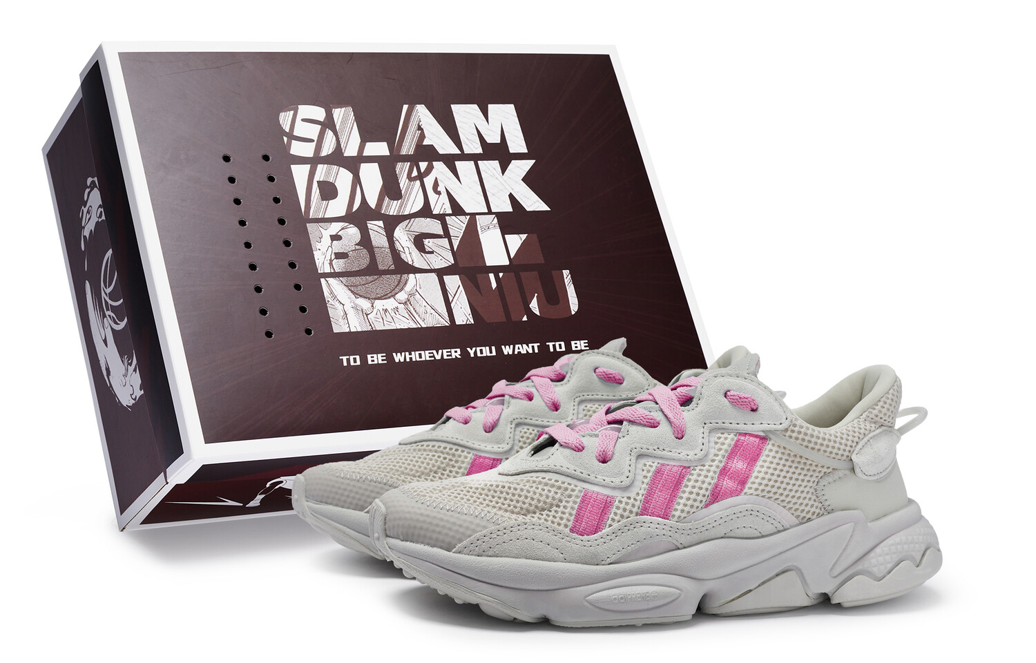 Кроссовки adidas originals Ozweego Lifestyle Shoes Unisex Low-top Pink, красный