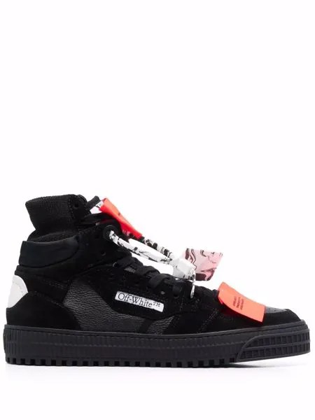 Off-White высокие кеды с логотипом Arrows