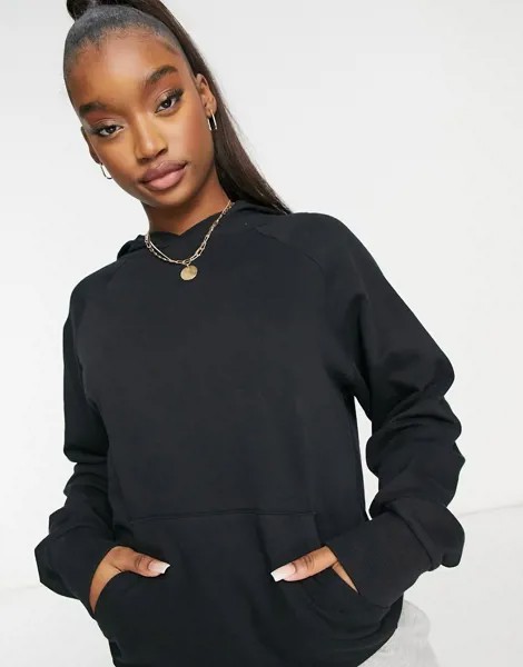 Худи черного цвета ASOS DESIGN-Черный цвет