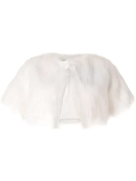 Шаль из искусственного меха Unreal Fur, белый
