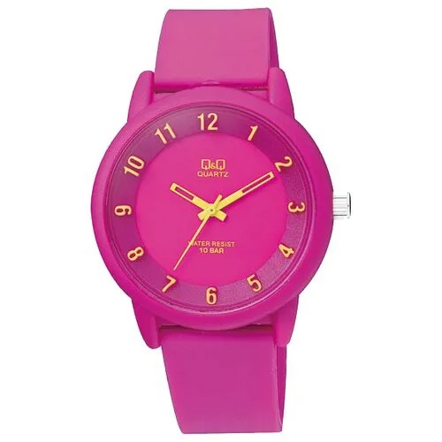 Наручные часы Q&Q VR52-006, розовый, фуксия
