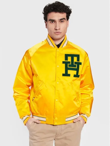 Бомбер стандартного кроя Tommy Hilfiger, желтый