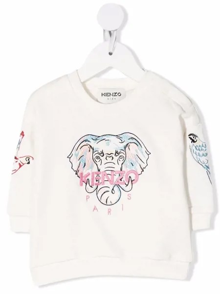 Kenzo Kids толстовка с принтом
