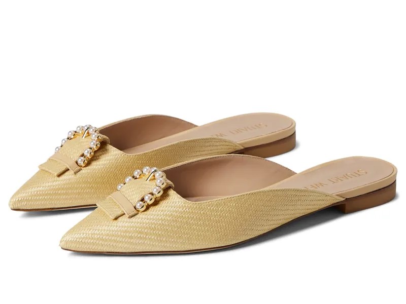 Туфли Stuart Weitzman, Pearl Buckle Mule